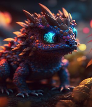 fantasy-enchanted-fairy-forest-magic-baby-dragon-generative-ai (1)